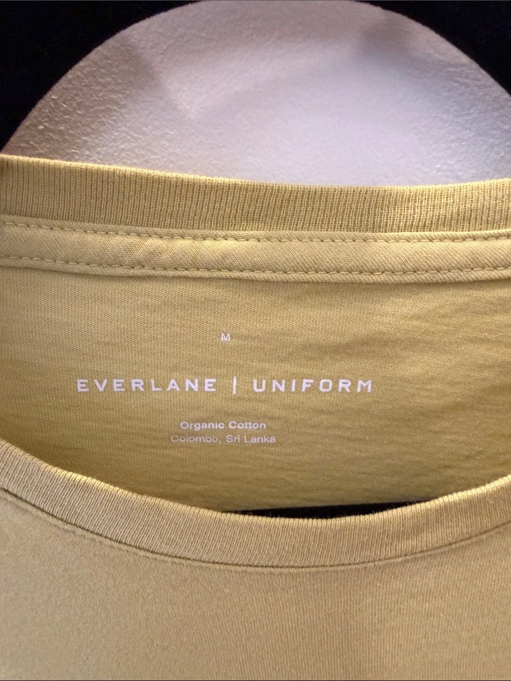 Everlane Men's Short-Sleeve Crew Tee — Chartreuse - Picture 2 of 2